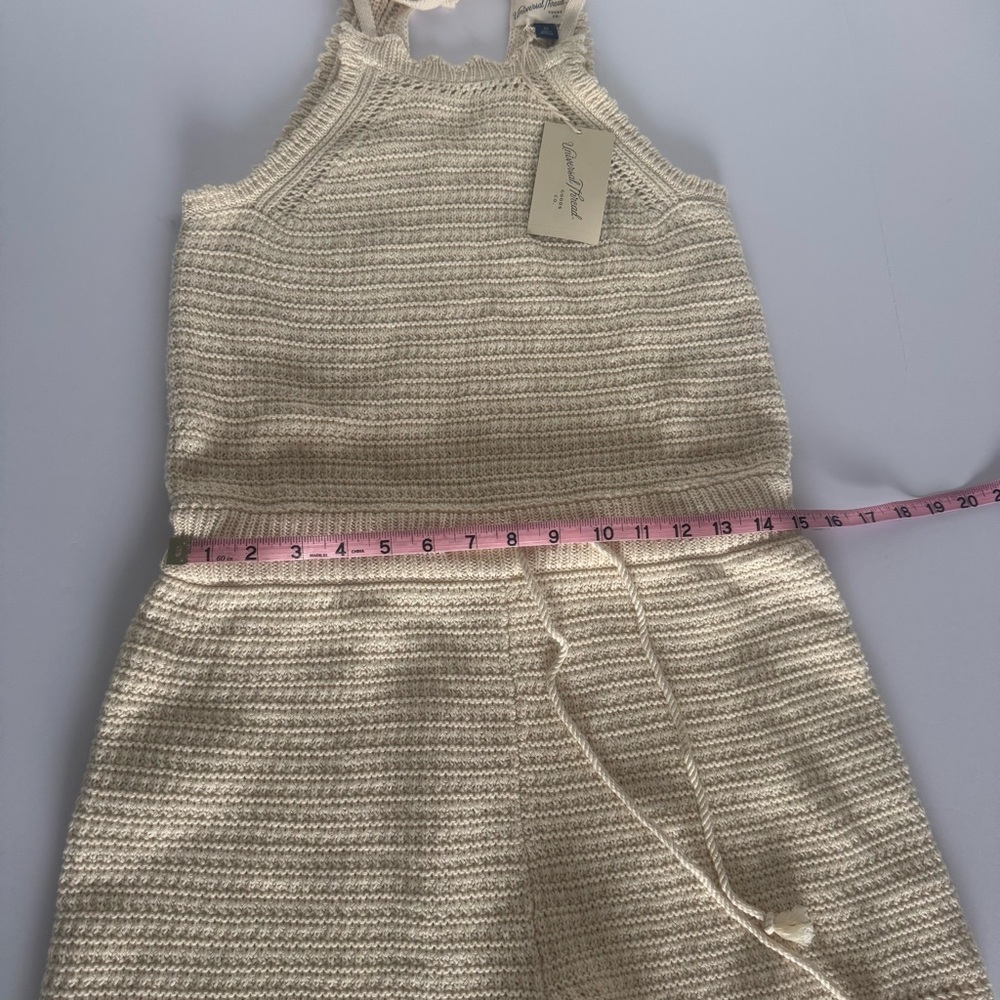 NWT Universal Thread Cream Crochet Sleeveless Romper Women’s Size XS - Picture 13 of 13